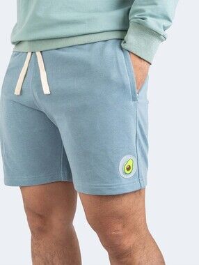 Men's EUBI Light Blue Avacado Casual Drawstring Shorts